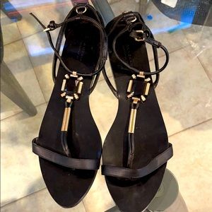 Zara black sandals